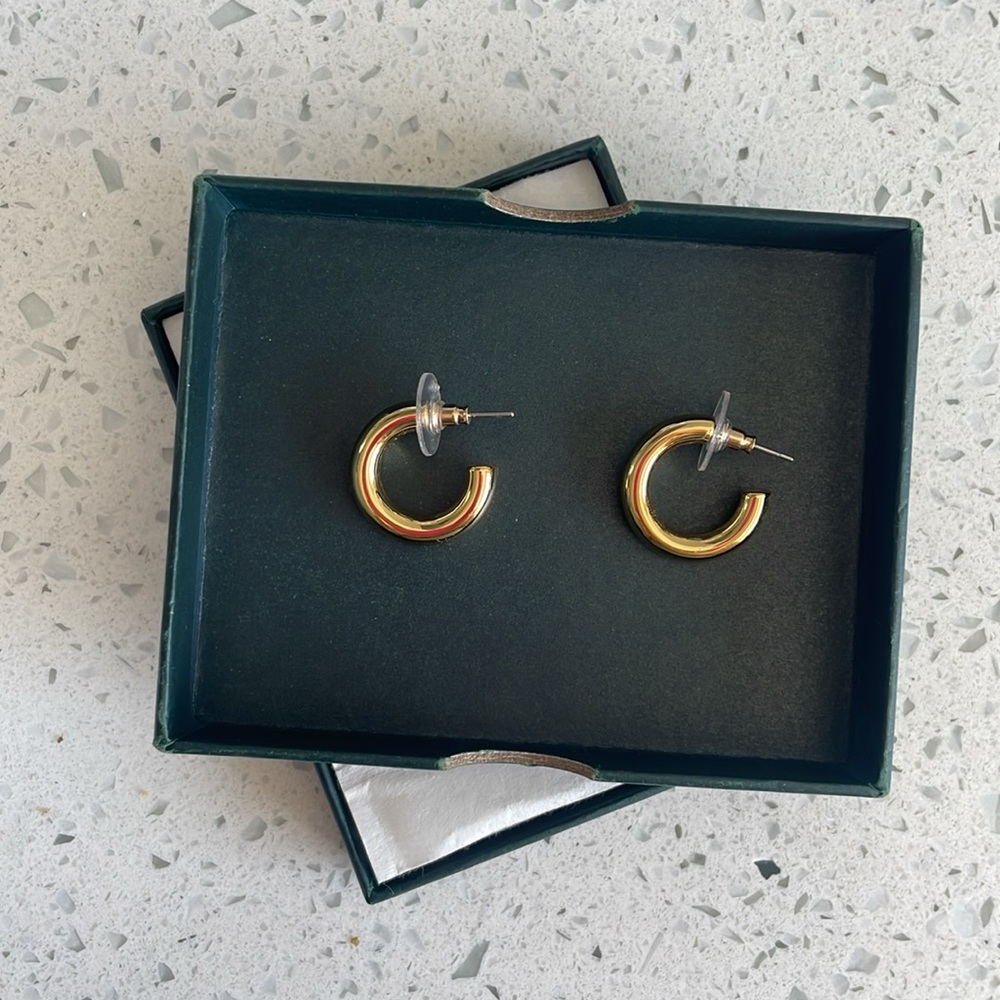 Chic Gold Hoop Earrings